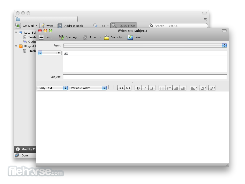 Thunderbird 45.8 Download Mac