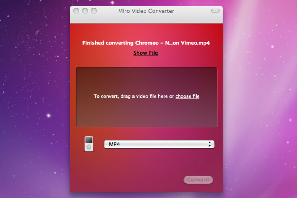 Miro video converter mac download windows 10